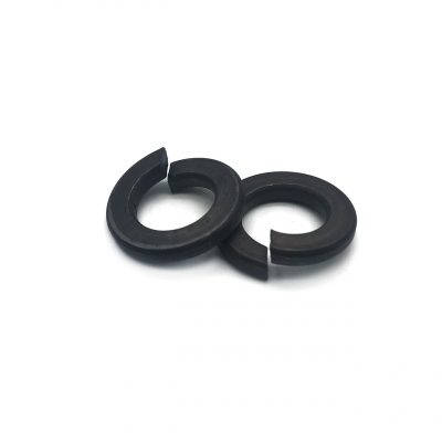 Black spring washers