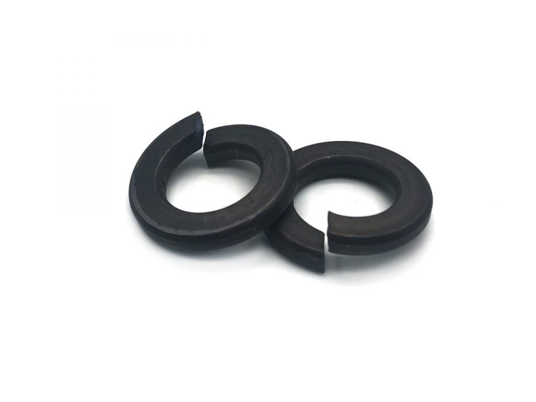 Black spring washers