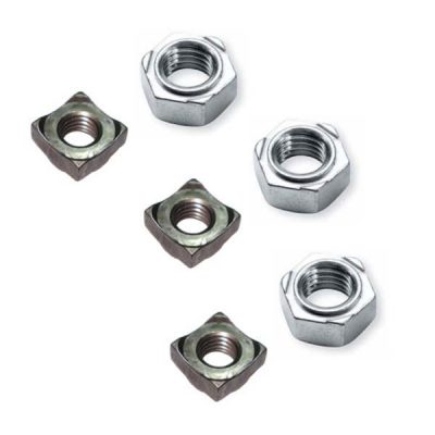 2 Hexagon weld nuts