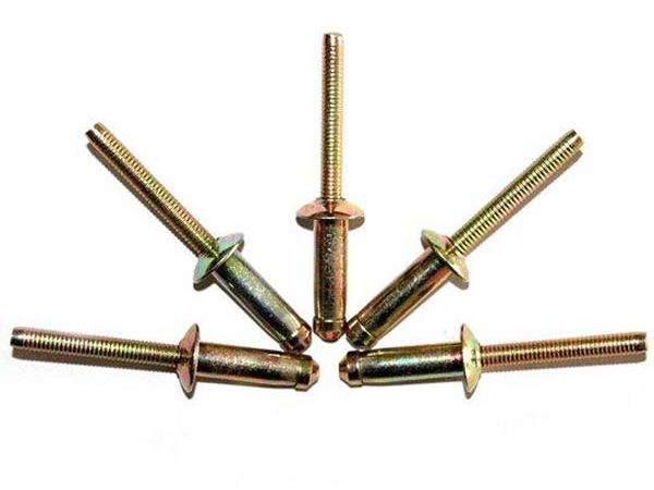 Brass blind rivets