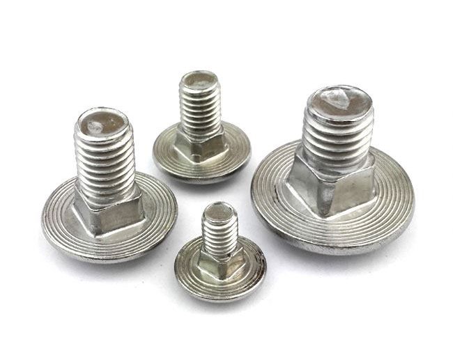 chrome carriage bolts