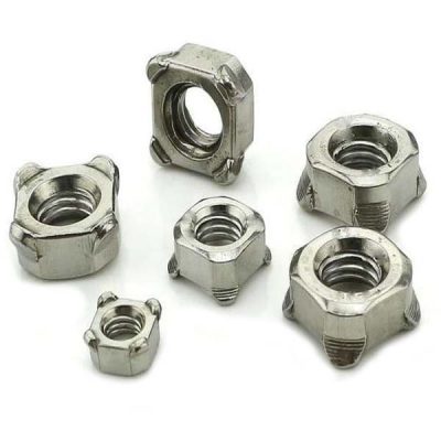 galvanized square weld nuts
