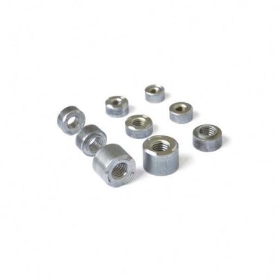 Round weld nuts