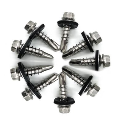 Stainless steel roofing screws