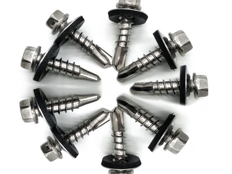 Stainless steel roofing screws