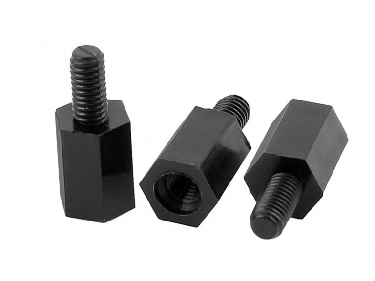 black standoff screws