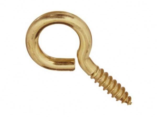 brass eye screws