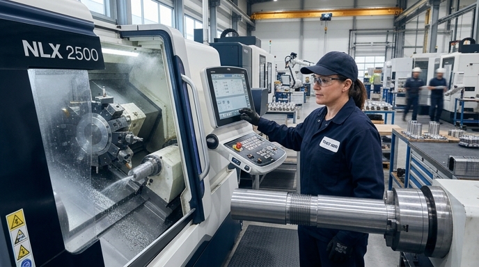 CNC Lathe Operations: Facing, Threading, Grooving