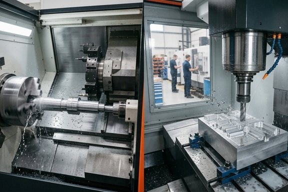 CNC Turning vs Milling: Key Differences Explained CNC Turning vs Milling: Key Differences Explained