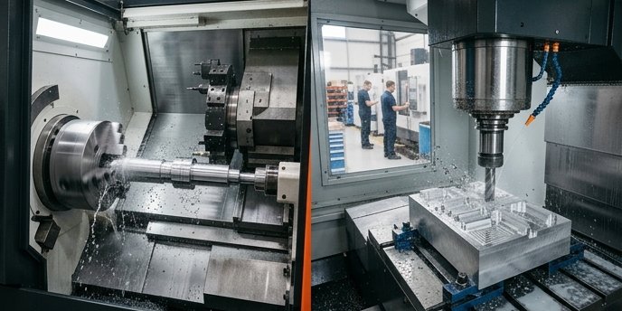 CNC Turning vs Milling: Key Differences Explained