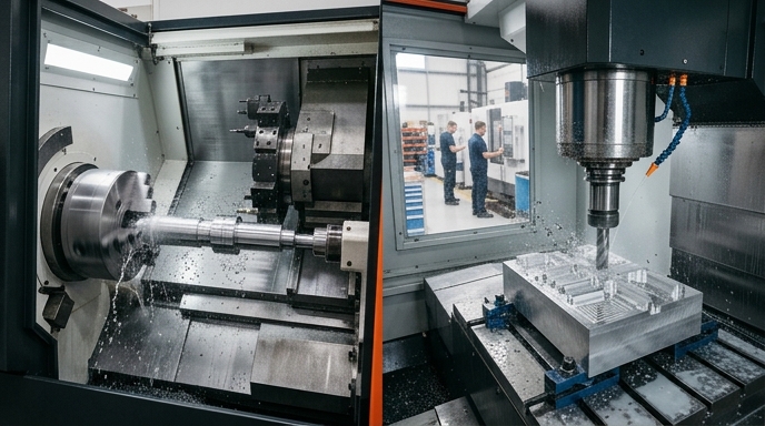 CNC Turning vs Milling: Key Differences Explained